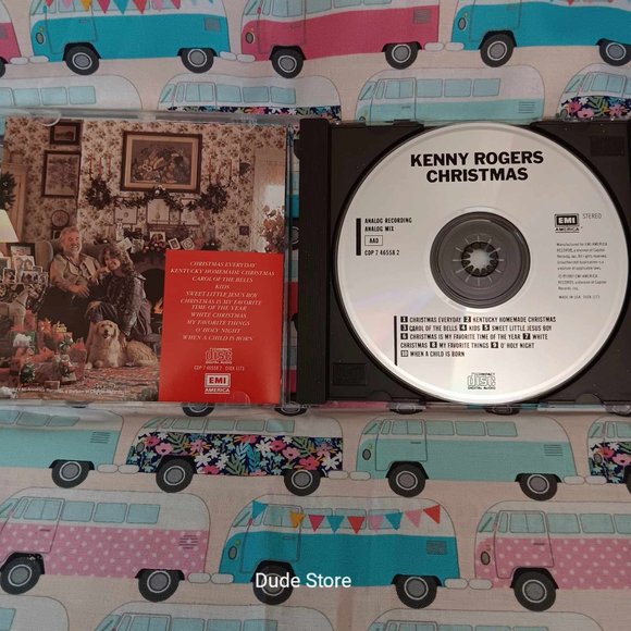 KENNY ROGERS - Christmas - 1987 CD - 10 Songs - Picture 2 of 3